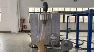 Plastic pellet drying and discharge unit for underwater pelletizing system