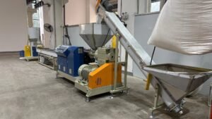 AFJ80 plastic recycling and pelletizing extrusion production line