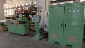 Electrical control cabinet for PMMA optical fiber co-extrusion line