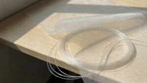 Finished PMMA optical fibers with fluoropolymer coating